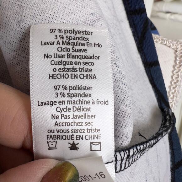 Lularoe Amelia women's size small, skater dress, geometric, sexy, office #1992 - Picture 2 of 11